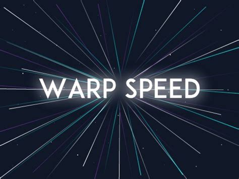 warp 7 drop test|does warp speed up.